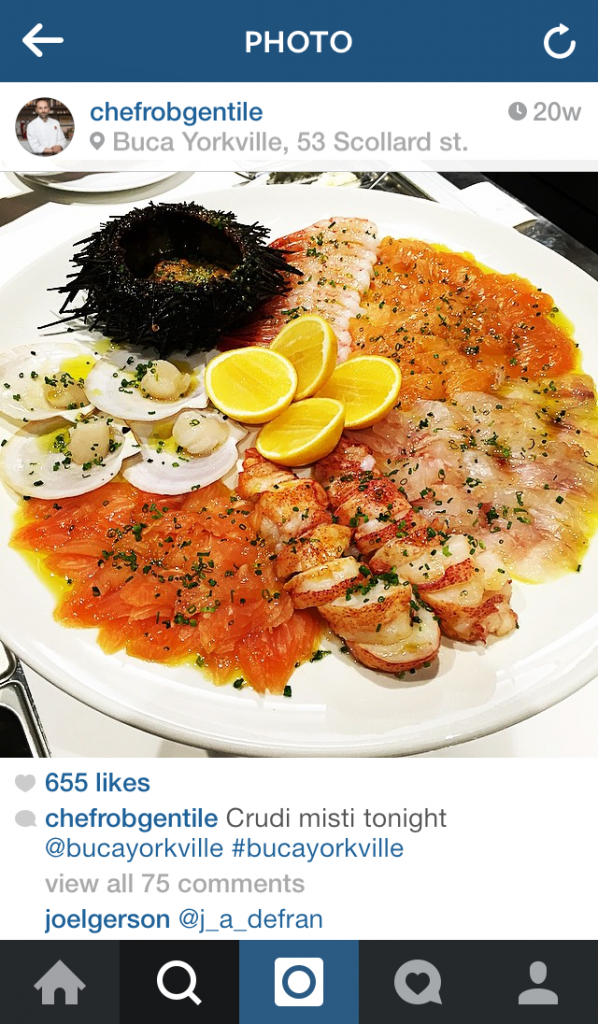 ChefRobGentile_BucaYorkville_Instagram_SocialMarketing