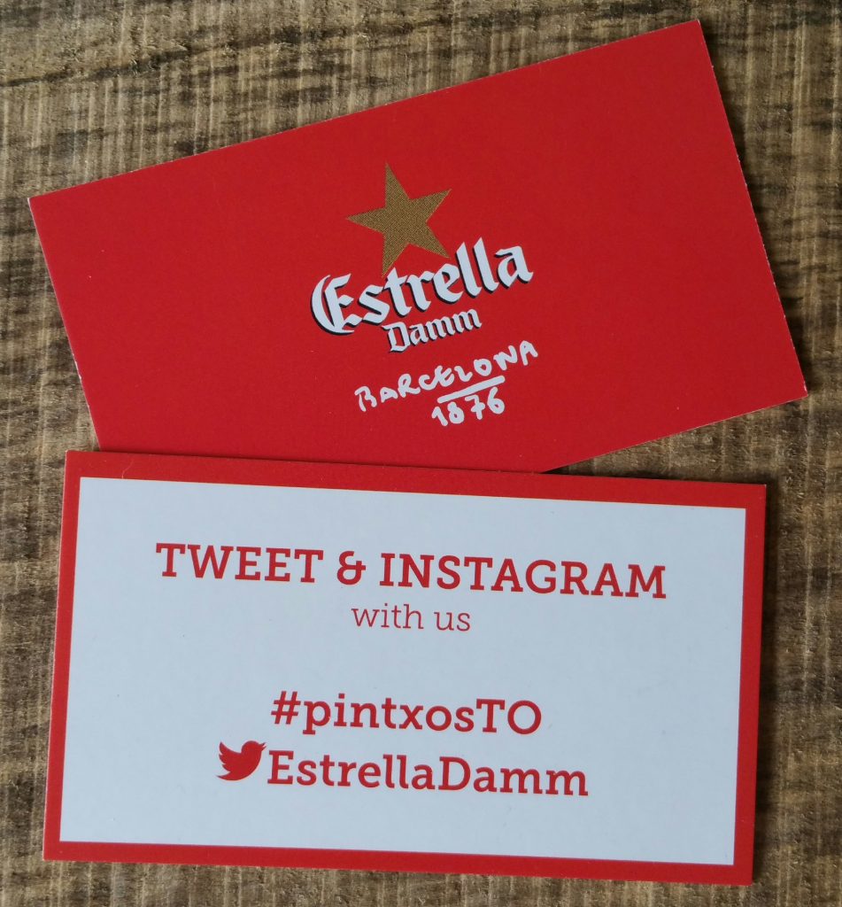 Estrella Damm Tweet Card