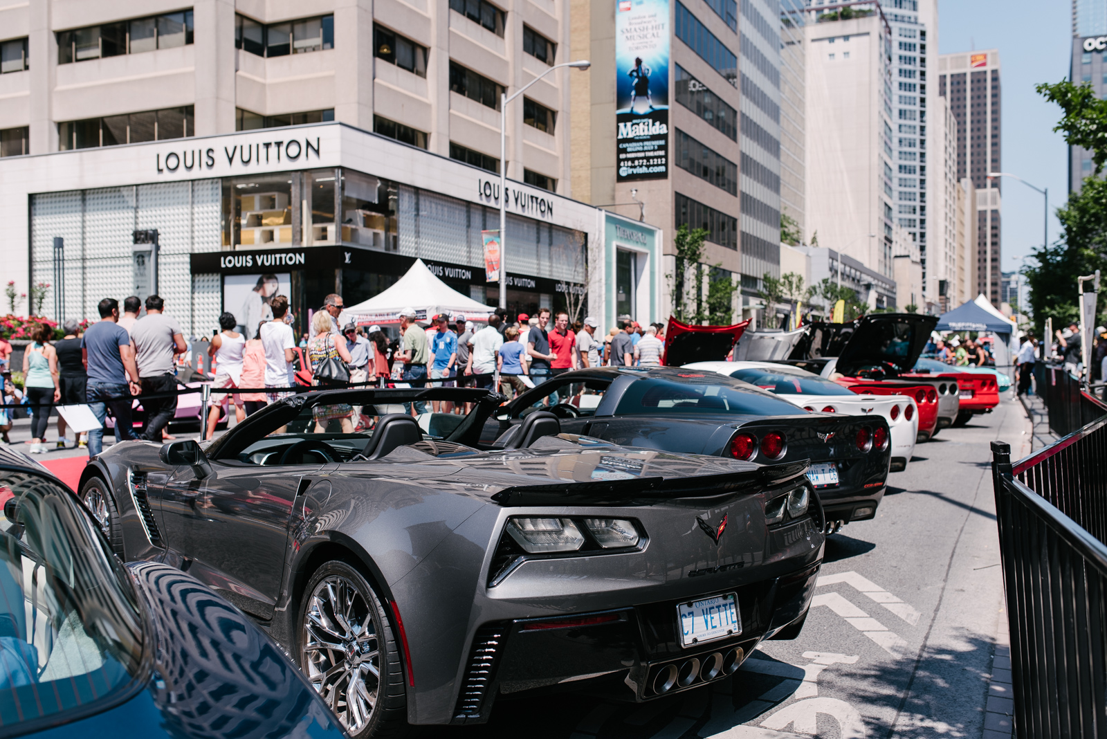 Yorkville Exotic Car Show with Manulife Centre