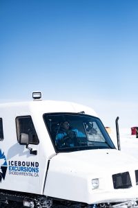 Icebound Excursions snobear rental on Lake Winnipeg