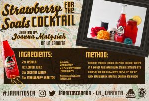 Jarritos Canada Strawberry for the Souls Cocktal Recipe